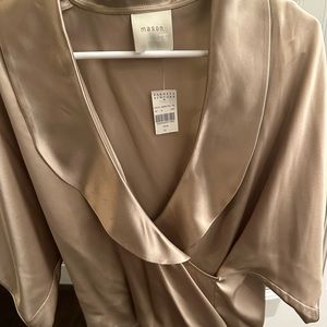 Mason 100% silk champagne colored blouse purchased from Barneys NY - never worn!
